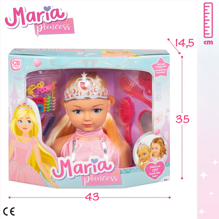 Princesa Maria-Busto Peinados
