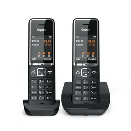 Gigaset COMFORT 550 duo Teléfono inalámbrico Negro