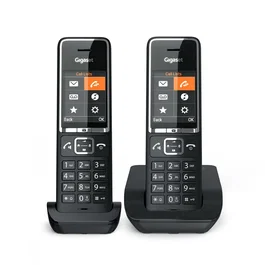 Gigaset COMFORT 550 duo Teléfono analógico inalámbrico Negro