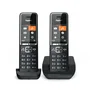 Gigaset COMFORT 550 duo Teléfono analógico inalámbrico Negro