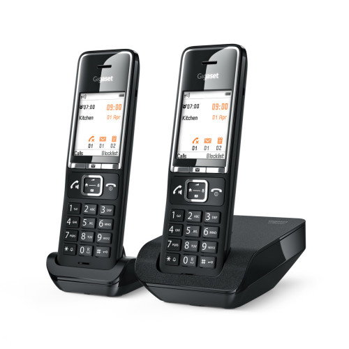 Gigaset COMFORT 550 duo Teléfono analógico Identificador de llamadas Negro L36852-H3001-D204 Gigaset COMFORT 550 duo Teléfono analógico Identificador de llamadas Negro L36852-H3001-D204