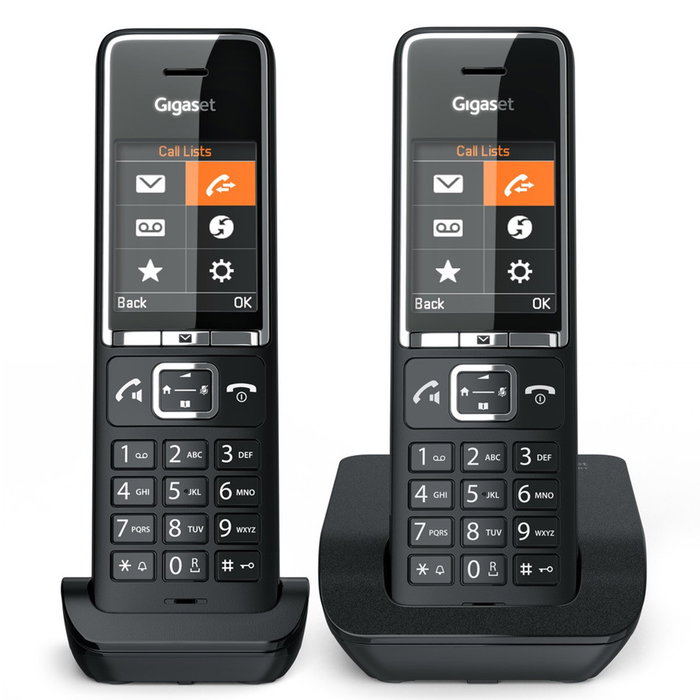 Gigaset COMFORT 550 duo Teléfono inalámbrico Negro Gigaset COMFORT 550 duo Teléfono inalámbrico Negro