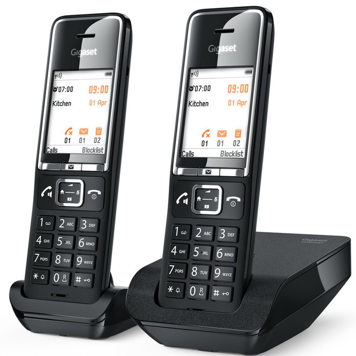 Gigaset COMFORT 550 duo Teléfono inalámbrico Negro Gigaset COMFORT 550 duo Teléfono inalámbrico Negro
