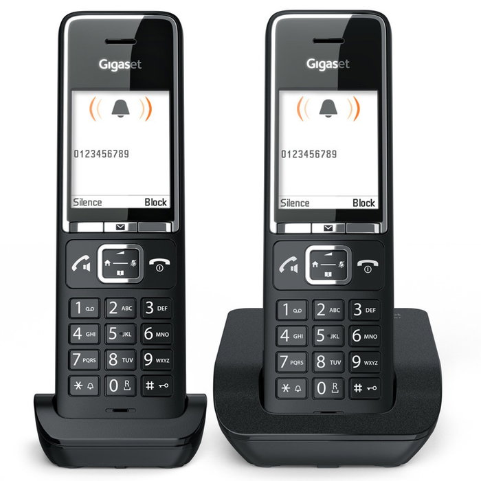Gigaset COMFORT 550 duo Teléfono inalámbrico Negro Gigaset COMFORT 550 duo Teléfono inalámbrico Negro