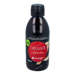 MIMASA Salsa De Soja Tamari 250 ml Bio - Salsa de Soja Tradicional Japonesa 2 Años Fermentación en Barricas de Cedro, Sin Aditivos