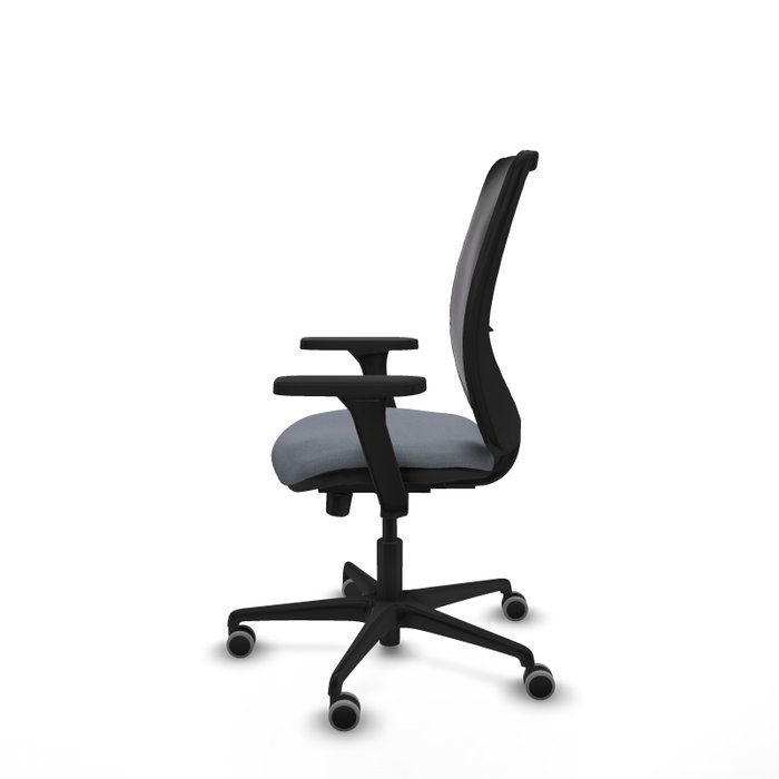 PIQUERAS Y CRESPO Silla de oficina Zulema con mecanismo Sincro/Traslack Gris/Negro