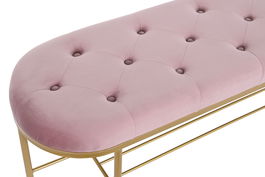 DKD Home Decor Descalzadora Rosa Dorado 35 x 40 x 100 cm
