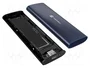 Natec Rhino M.2 NVMe Lite Carcasa Externa para SSD USB-C Azul Marino