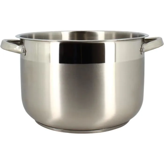 Menastyl 4615450 Cuscús de Acero Inoxidable, 10 Litros, Apto para Todo Tipo de Fuegos, Incluida Inducción