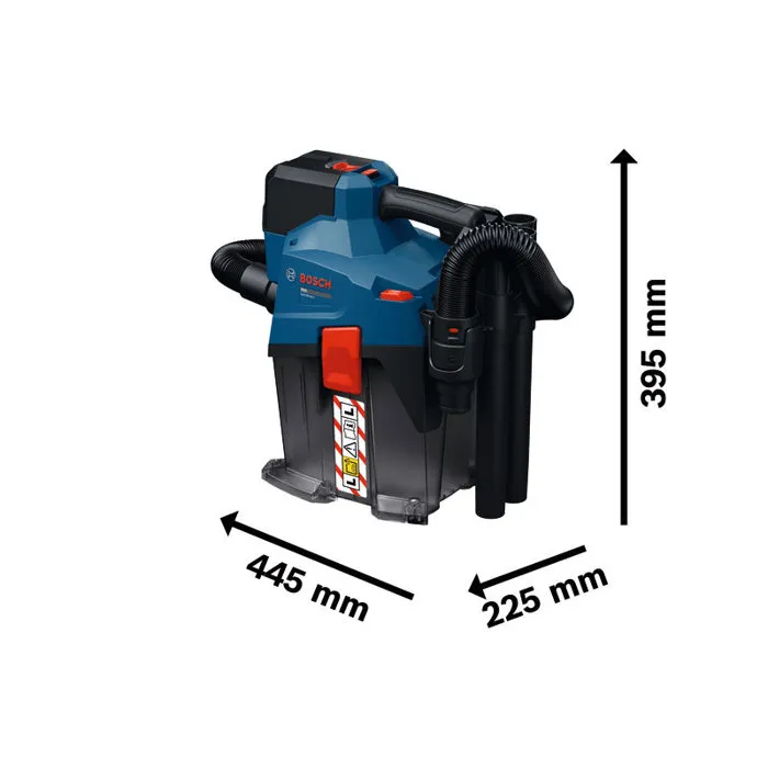 Bosch Professional Aspiradora inalámbrica GAS18V-6LS 18V 4,5L