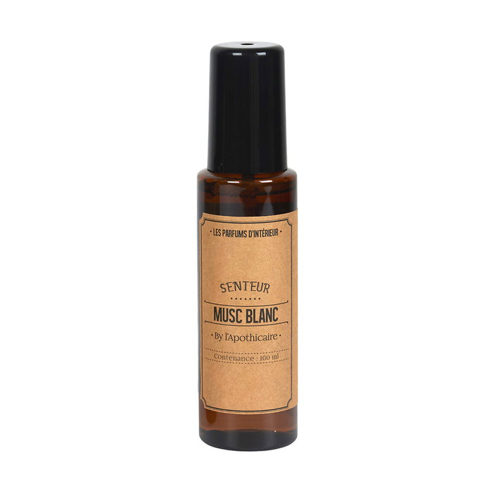 Home Deco Factory Vaporizador de Perfume Apothicaire 100 ml - Aromas Almizcle Blanco, Flor de Algodón, Ámbar