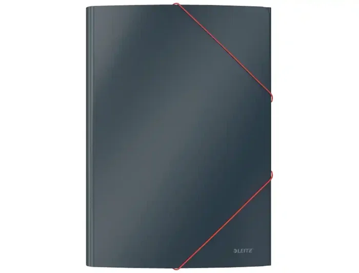 Carpeta De Gomas Y Solapas Leitz Cosy Carton A4 Gris (Set de 10) Carpeta De Gomas Y Solapas Leitz Cosy Carton A4 Gris (Set de 10)