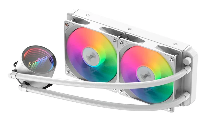 COOLBOX Infinite Liquid 240 ARGB Blanco