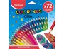 Maped Lápices de Colores Madera 72 Colores Surtidos Color Peps Star Caja de Cartón