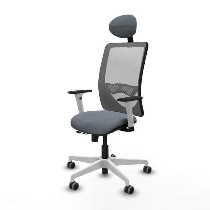 PIQUERAS Y CRESPO Silla de oficina Zulema Gris con mecanismo Sincro/Traslack PIQUERAS Y CRESPO Silla de oficina Zulema Gris con mecanismo Sincro/Traslack