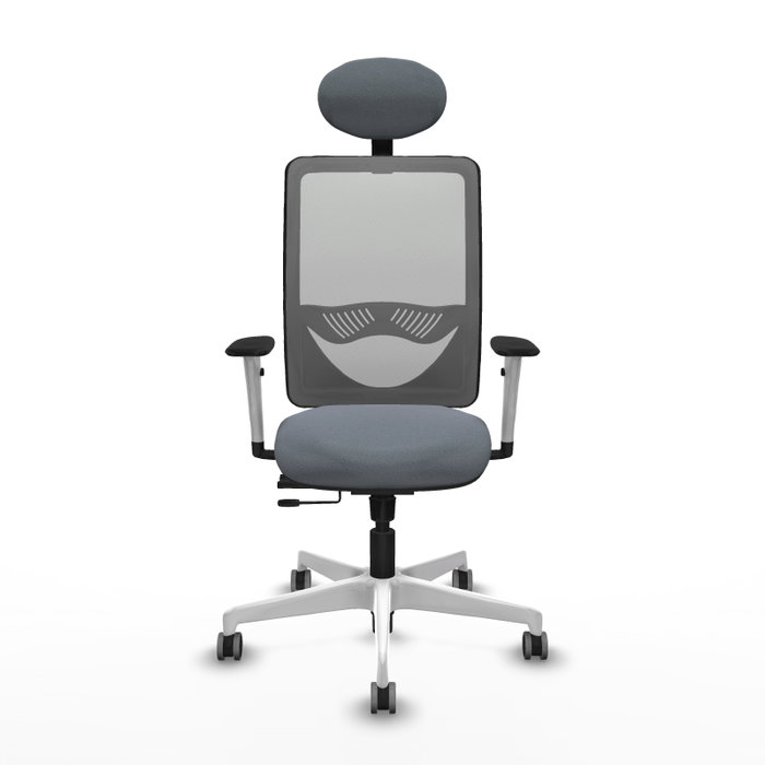 PIQUERAS Y CRESPO Silla de oficina Zulema Gris con mecanismo Sincro/Traslack PIQUERAS Y CRESPO Silla de oficina Zulema Gris con mecanismo Sincro/Traslack