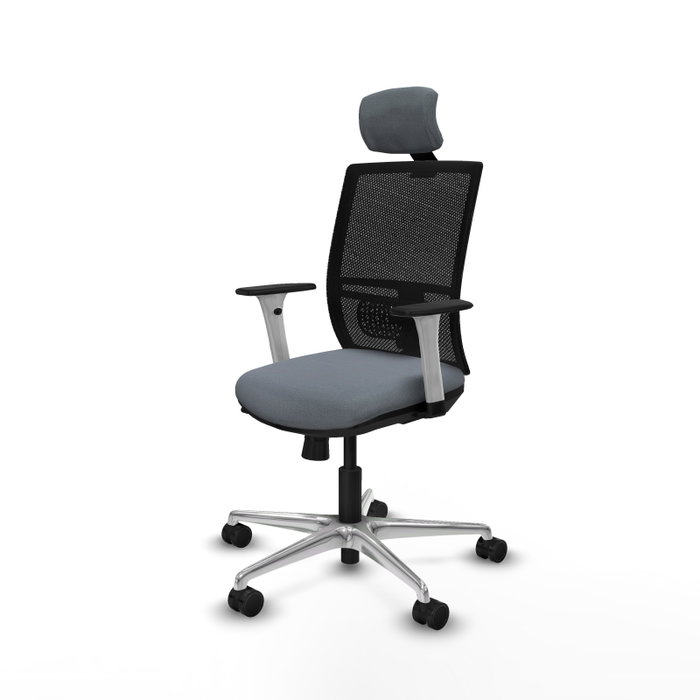 PIQUERAS Y CRESPO Silla de oficina Yunquera Gris y Negro PIQUERAS Y CRESPO Silla de oficina Yunquera Gris y Negro
