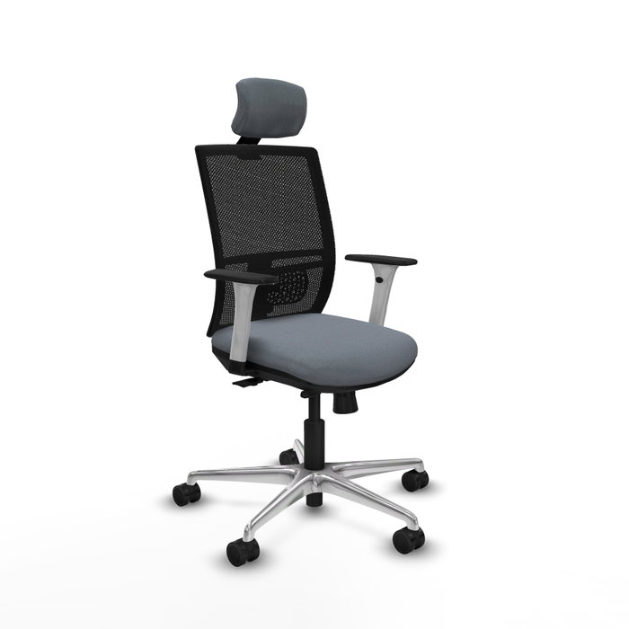 PIQUERAS Y CRESPO Silla de oficina Yunquera Gris y Negro PIQUERAS Y CRESPO Silla de oficina Yunquera Gris y Negro