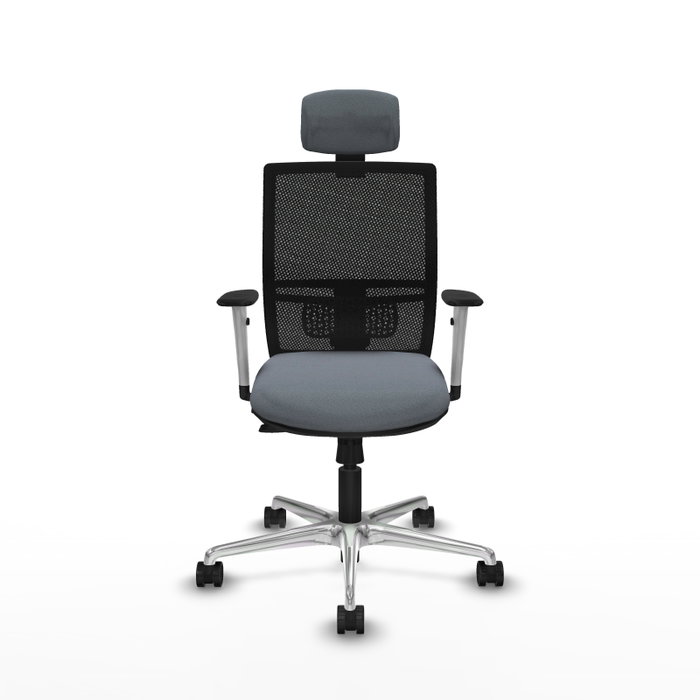 PIQUERAS Y CRESPO Silla de oficina Yunquera Gris y Negro PIQUERAS Y CRESPO Silla de oficina Yunquera Gris y Negro