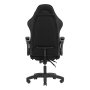 Mars gaming Silla gaming MGC-X Pro con reposapiés, reposabrazos ajustable e inclinación 90-135º, 120 kg máximo, 5 ruedas, Negro