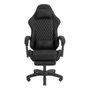 Mars gaming Silla gaming MGC-X Pro con reposapiés, reposabrazos ajustable e inclinación 90-135º, 120 kg máximo, 5 ruedas, Negro