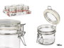 Vivalto Tarro Conserva Hermetico Transparente Vidrio 180 ml 11.5x8.5x8.5 cm (Set de 36)