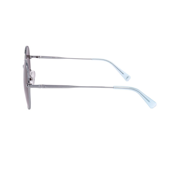 Longchamp LO157SA Gafas de Sol Mujer 58-18-140 mm Metal Redondo UV400