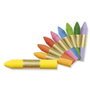 Manley Estuche de 10 Ceras Blandas con Surtido de Colores Flúor y Pastel