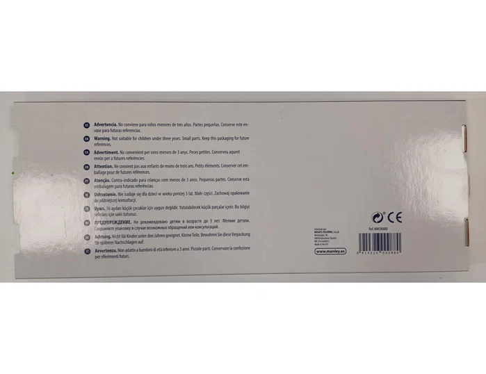 Manley Estuche de 10 Ceras Blandas con Surtido de Colores Flúor y Pastel