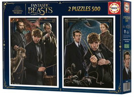 EDUCA BORRAS Fantastic Beast Puzzle 2x500 piezas