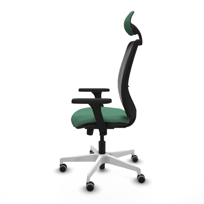 PIQUERAS Y CRESPO Silla de oficina Zulema con mecanismo Sincro, Verde esmeralda y Negro PIQUERAS Y CRESPO Silla de oficina Zulema con mecanismo Sincro, Verde esmeralda y Negro