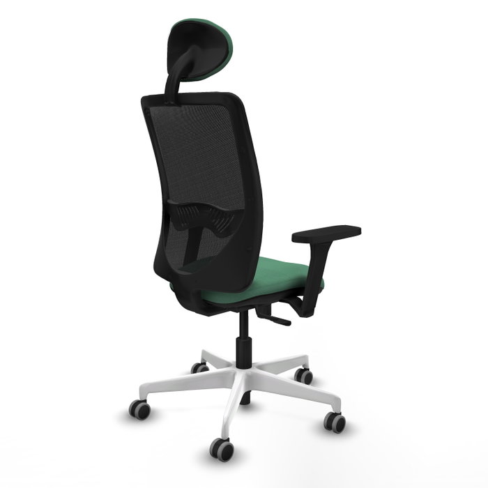 PIQUERAS Y CRESPO Silla de oficina Zulema con mecanismo Sincro, Verde esmeralda y Negro PIQUERAS Y CRESPO Silla de oficina Zulema con mecanismo Sincro, Verde esmeralda y Negro