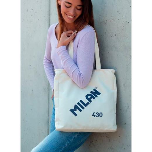 Milan Bolso Shopper Colección 430 Since 1918 Beige Milan Bolso Shopper Colección 430 Since 1918 Beige