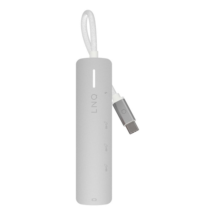Linq Hub USB-C 5 Puertos Pro 140W Gris con USB 3.2, HDMI y PD Linq Hub USB-C 5 Puertos Pro 140W Gris con USB 3.2, HDMI y PD