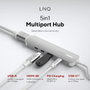 Linq Hub USB-C 5 Puertos Pro 140W Gris con USB 3.2, HDMI y PD