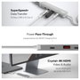 Linq Hub USB-C 5 Puertos Pro 140W Gris con USB 3.2, HDMI y PD