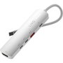 Linq Hub USB-C 5 Puertos Pro 140W Gris con USB 3.2, HDMI y PD