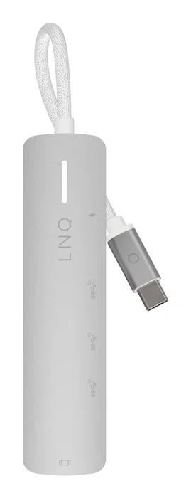 LINQ LQ49051 Hub 5 en 1 USB-C Pro para Portátil - HDMI 4K/60Hz, Carga PD 140W, 3x USB-C 10Gbps y 1x USB-A, Base de Aluminio, Gris y Blanco LINQ LQ49051 Hub 5 en 1 USB-C Pro para Portátil - HDMI 4K/60Hz, Carga PD 140W, 3x USB-C 10Gbps y 1x USB-A, Base de Aluminio, Gris y Blanco