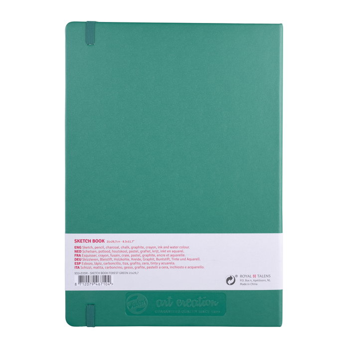 Talens Art Creation Cuaderno de Bocetos Verde Bosque 21 x 29.7 cm 140 g 80 Hojas Talens Art Creation Cuaderno de Bocetos Verde Bosque 21 x 29.7 cm 140 g 80 Hojas
