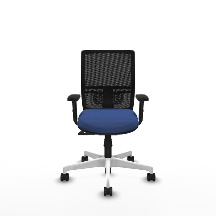 PIQUERAS Y CRESPO Silla de oficina Yunquera con mecanismo Sincro, Azul marino y Negro PIQUERAS Y CRESPO Silla de oficina Yunquera con mecanismo Sincro, Azul marino y Negro