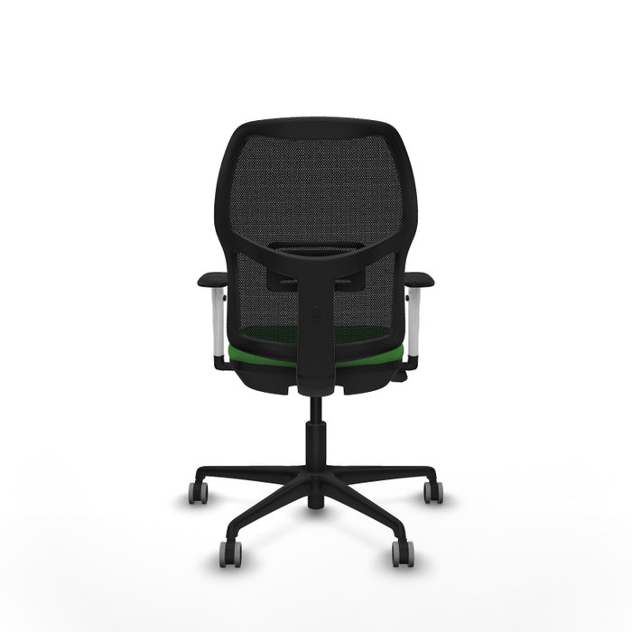 PIQUERAS Y CRESPO Silla Alfera Verde con Brazos ByN