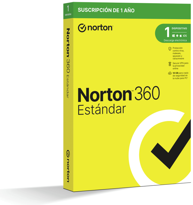 Norton 360 Standard 1 licencia 1 año Español