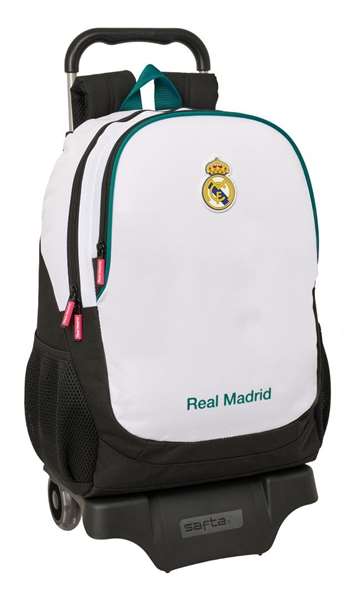 Safta Mochila Mod. 665 con Carro 905 Real Madrid 1ª Equipación 26/27 Safta Mochila Mod. 665 con Carro 905 Real Madrid 1ª Equipación 26/27