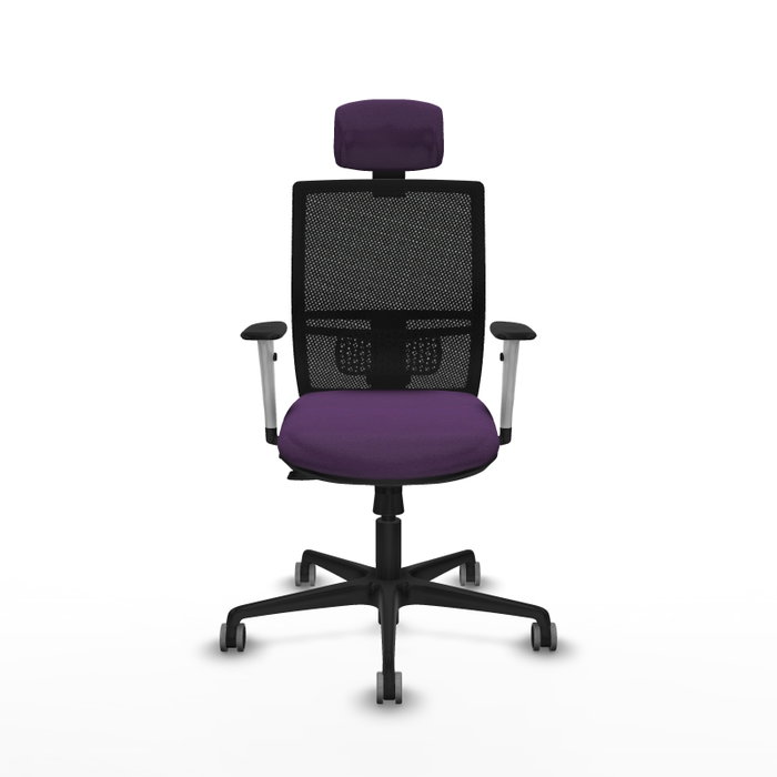 PIQUERAS Y CRESPO Silla de oficina Yunquera con mecanismo Sincro/Traslack Morado y Negro PIQUERAS Y CRESPO Silla de oficina Yunquera con mecanismo Sincro/Traslack Morado y Negro