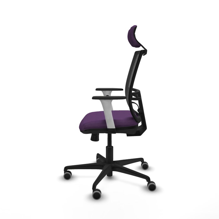PIQUERAS Y CRESPO Silla de oficina Yunquera con mecanismo Sincro/Traslack Morado y Negro PIQUERAS Y CRESPO Silla de oficina Yunquera con mecanismo Sincro/Traslack Morado y Negro