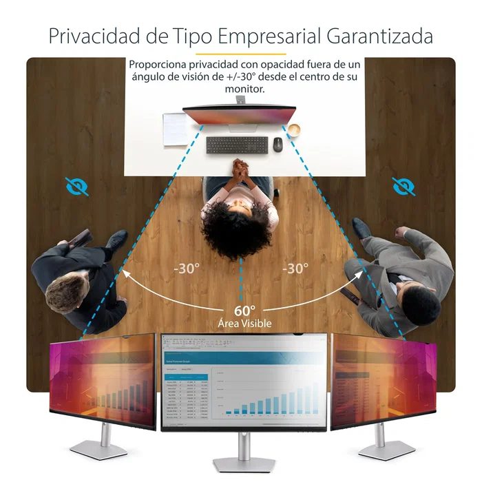 StarTech Filtro de Privacidad Dorado para Monitor de 27 pulgadas 16:9