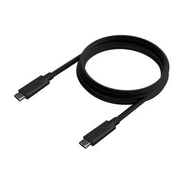 AISENS - CABLE USB 3.2 GEN2 10GBPS 4K@60HZ 5A 100W E-MARKER, TIPO USB-C/M-USB-C/M, NEGRO, 3.0M