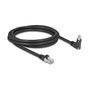 DeLOCK 80918 Cable de red GigE RJ45 Cat.6 S/FTP 2 m Negro