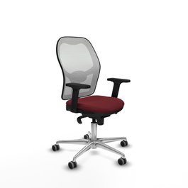PIQUERAS Y CRESPO Silla de oficina Jorquera Granate y Blanco