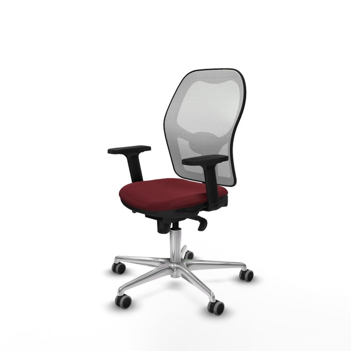 PIQUERAS Y CRESPO Silla de oficina Jorquera Granate y Blanco